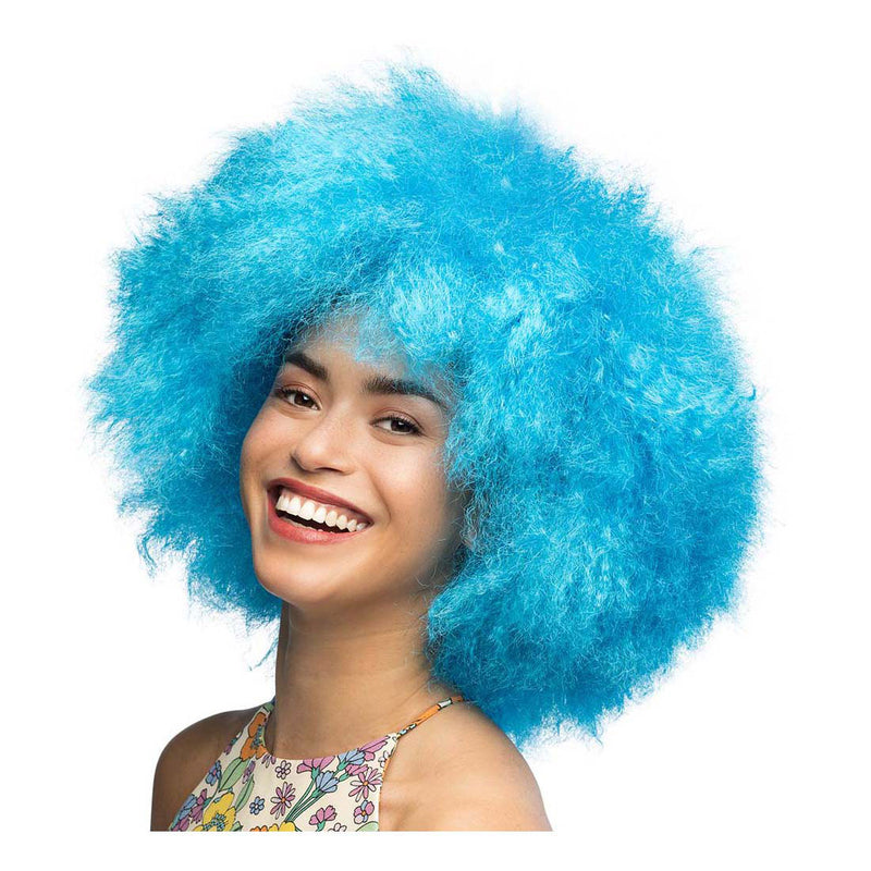 Load image into Gallery viewer, Boland pruik sugar neon blauw
