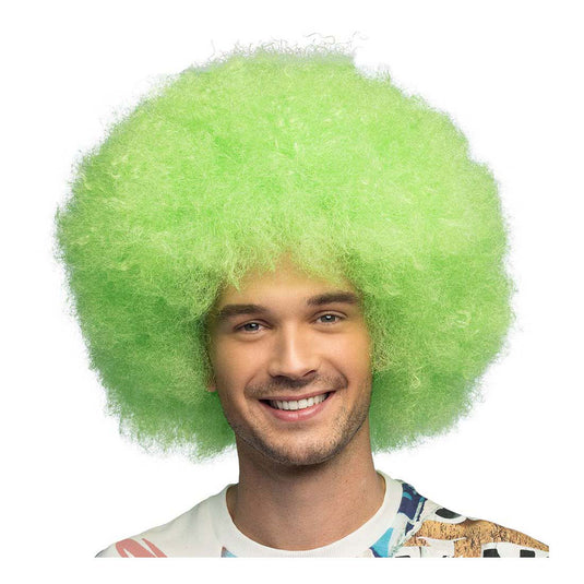 Boland pruik sugar neon groen