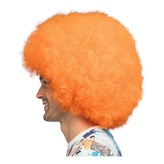 Boland pruik sugar neon oranje