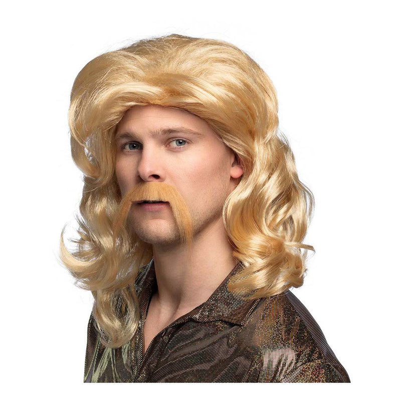 Load image into Gallery viewer, Boland pruik barry met snor
