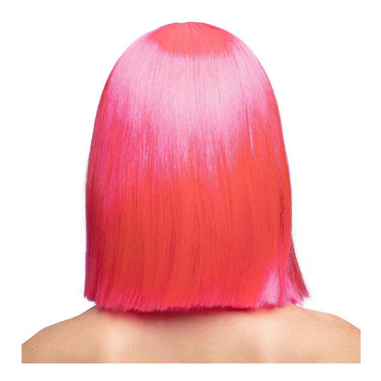 Boland pruik dance neon roze
