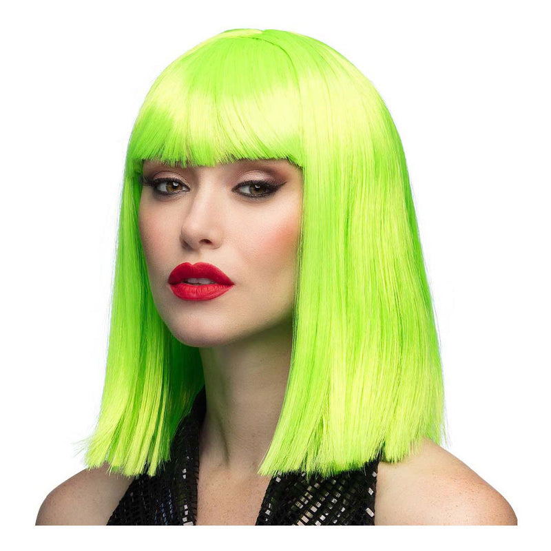 Load image into Gallery viewer, Boland pruik dance neon groen
