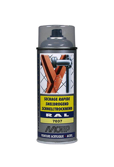 Motip 1051628 - ind. ral 7037 stof grijs spuitbus 400 ml | 1 stuks