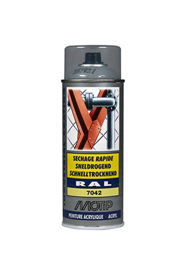 Motip 1051632 - ind. ral 7042 verkeers grijs spuitbus 400 ml | 1 stuks