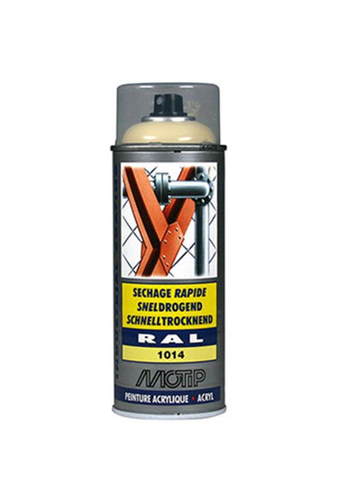 Motip 1051650 - ind. ral 1014 ivoor wit spuitbus 400 ml | 1 stuks