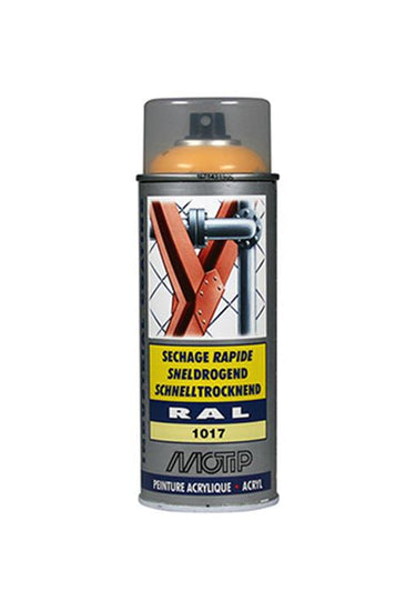 Motip 1051655 - ind. ral 1017 saffraangeel spuitbus 400 ml | 1 stuks