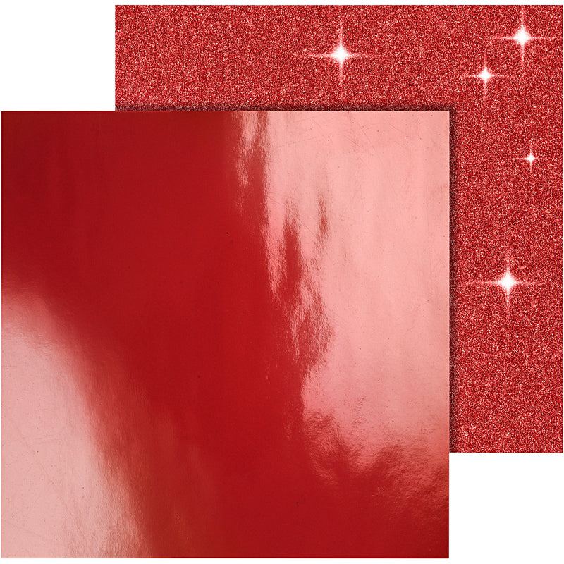 Load image into Gallery viewer, Https: www.cchobby.nl design-papier-vel-30-5x30-5-cm-120-128-gr-rood-2-vel-1-doos
