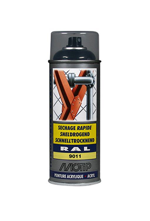 Motip 1051736 - ind. ral 9011 grafiet zwart spuitbus 400 ml | 1 stuks