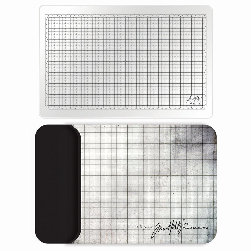 Load image into Gallery viewer, Tonic studios • tim holtz travel glass studio mat white
