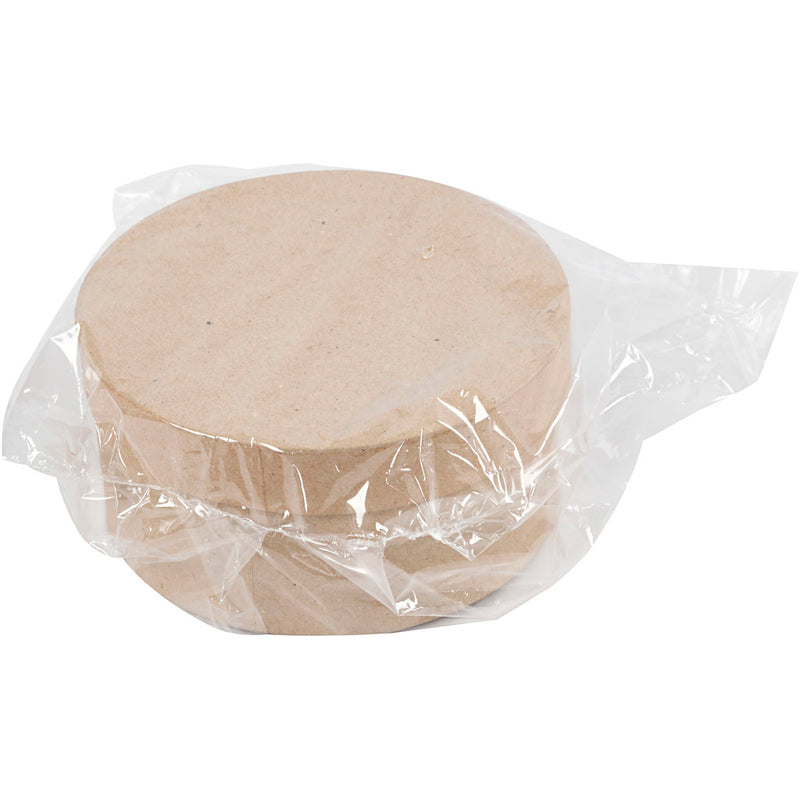 Load image into Gallery viewer, Creativ company ronde doosjes papier-maché, 3st.
