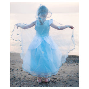 Great pretenders prinsessen cape lichtblauw, 3-4 jaar