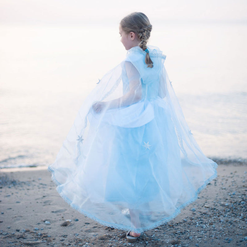 Load image into Gallery viewer, Great pretenders prinsessen cape lichtblauw, 3-4 jaar
