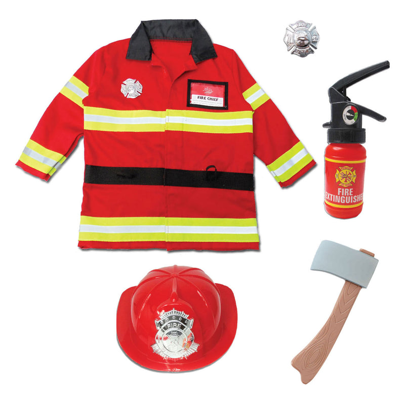 Load image into Gallery viewer, Great pretenders verkleedset brandweer, 3-4 jaar
