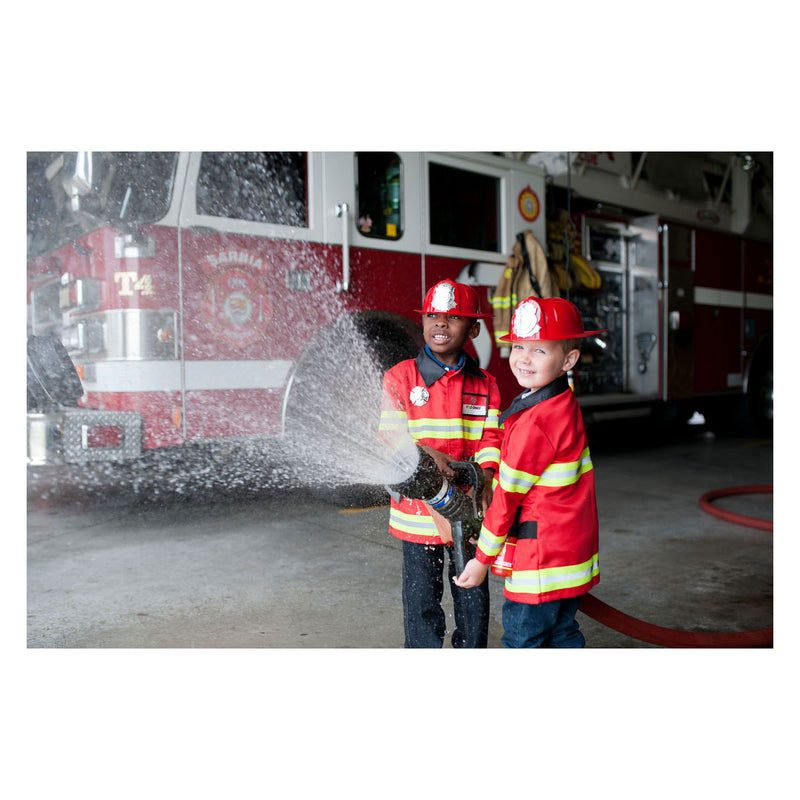 Load image into Gallery viewer, Great pretenders verkleedset brandweer, 3-4 jaar
