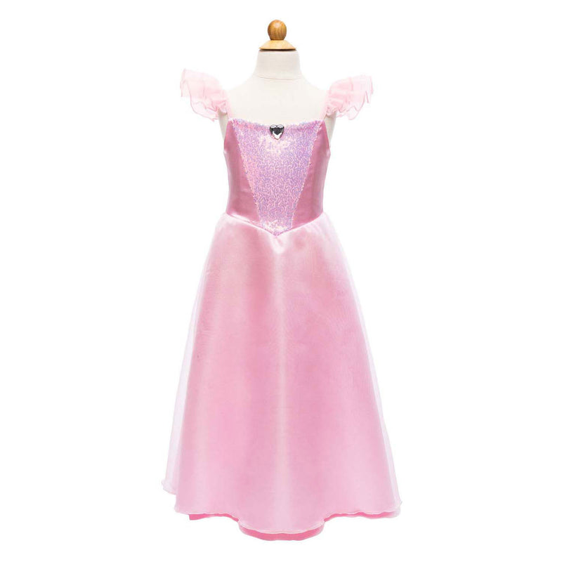 Afbeelding laden in galerijviewer, Great pretenders - verkleedjurk prinses roze - 5-6 jaar

