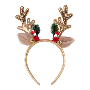 Great pretenders holiday rudolph gouden kersthaarband voor kinderen
