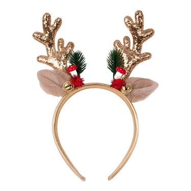 Great pretenders holiday rudolph gouden kersthaarband voor kinderen
