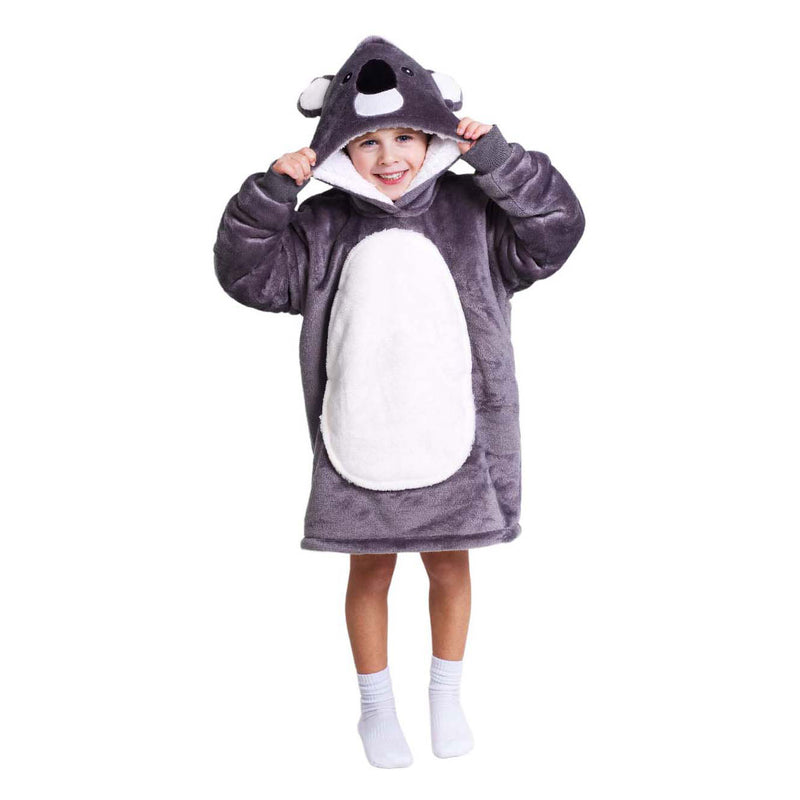 Load image into Gallery viewer, Noxxiez knuffel hoodie small trui koala, 3-6 jaar
