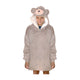Noxxiez knuffel hoodie medium trui beer, tot 160cm