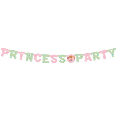 Haza witbaard letterguirlande princess party