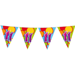 Haza witbaard vlaggenlijn 11 jaar, 10mtr.