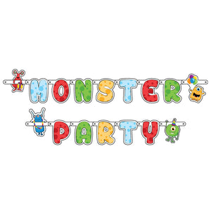Haza witbaard letterslinger monster party