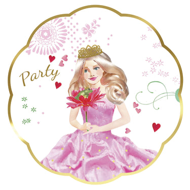 Haza witbaard uitnodigingen prinses, 6st.