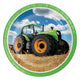 Haza witbaard tractor bordjes, 8st.