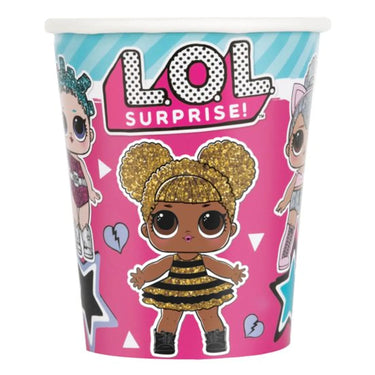 Haza witbaard l.o.l. surprise! bekers, 8st.