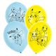 Haza witbaard pokemon ballonnen, 6st.