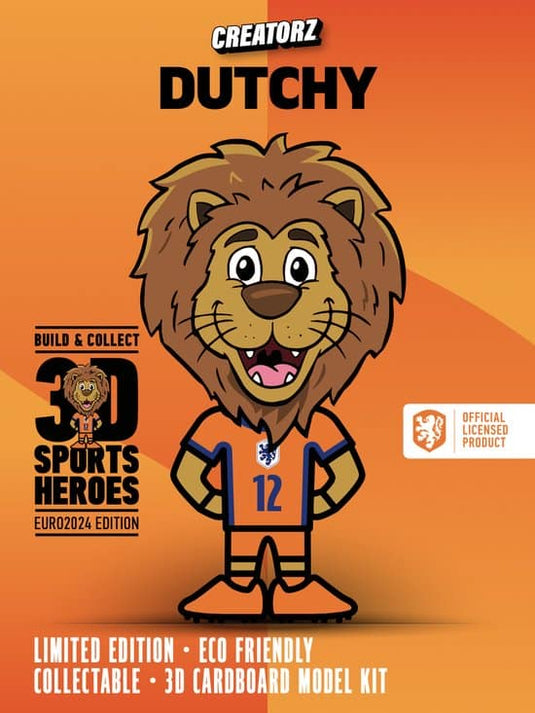 Oku creatorz 3d de mascotte dutchy sport helden