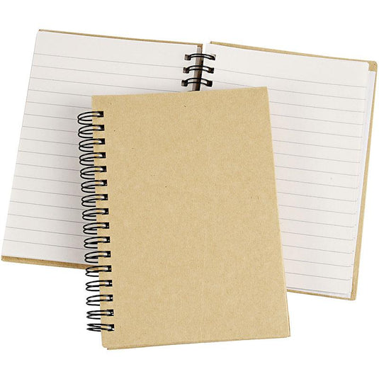 Https: www.cchobby.nl spiraal-gebonden-notitieboek-a6-vel-105x148-mm-60-gr-bruin-1-stuk