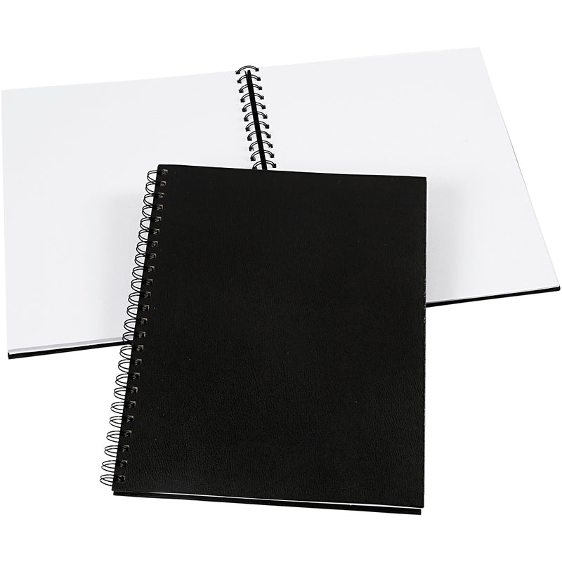 Load image into Gallery viewer, Https: www.cchobby.nl notitieboek-afm-23x30-5-cm-120-gr-zwart-1-stuk
