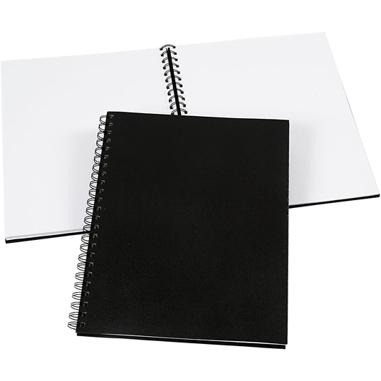 Creativ company notitieboek, afm 23x30,5 cm, 120 gr, zwart, 1 stuk