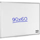 Geëmailleerd magnetisch whiteboard vk 90x60cm