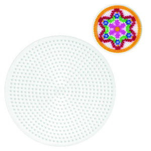 Hama strijkkralen grondplaat rond groot | 5 stuks