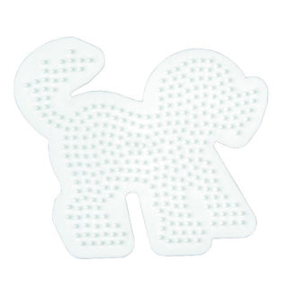 Load image into Gallery viewer, Hama strijkkralen grondplaat hond 1 wit | 5 stuks
