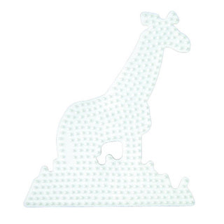 Load image into Gallery viewer, Hama strijkkralen grondplaat giraffe wit | 4 stuks
