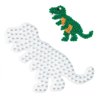 Hama strijkkralen grondplaat dino wit | 5 stuks