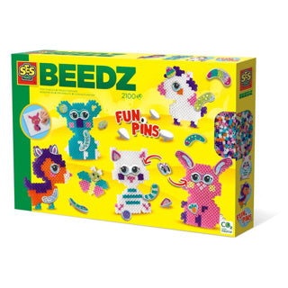 Load image into Gallery viewer, SES Strijkkralenset - FunPins Glitter Dieren
