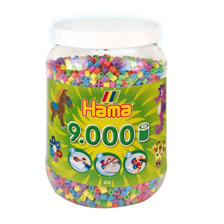 Load image into Gallery viewer, Hama strijkkralen ton met 9000 stuks pastel | 2 stuks

