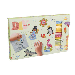 Hama stijkkralen midi mega gift box 6000 stuks