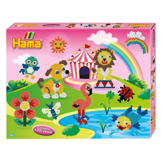 Hama strijkkralen set vrolijke dieren 4000 delig