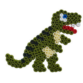 Afbeelding laden in galerijviewer, Hama strijkkralen 1100 stuks dino | 3 stuks
