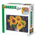 Ses beedz art: strijkkralen zonnebloemen | 2 stuks