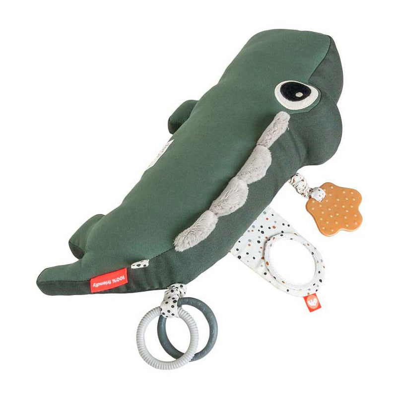 Afbeelding laden in galerijviewer, Done by deer tummy time activiteitenspeeltje croco groen
