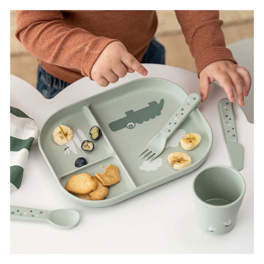 Done by deer vakjesbord croco groen