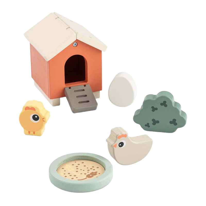 Load image into Gallery viewer, Done by deer tiny farm houten speelset clucky

