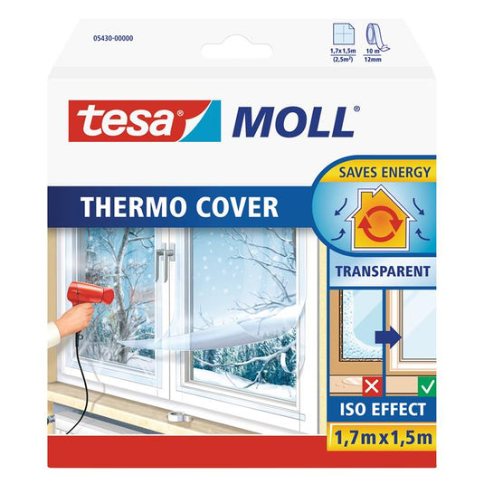 Tesa - thermo cover isolatiefolie - 1.7m x 1.5m