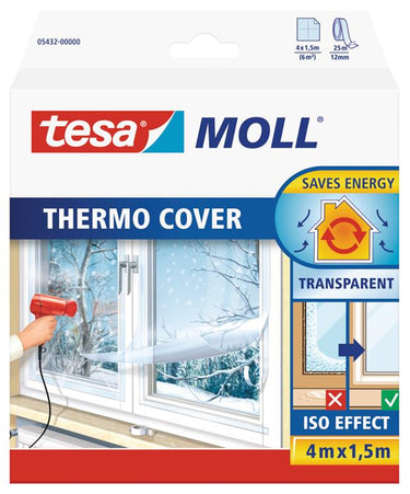 Tesa tochtstrip transparant 168 mm x 195 mm x 39 mm